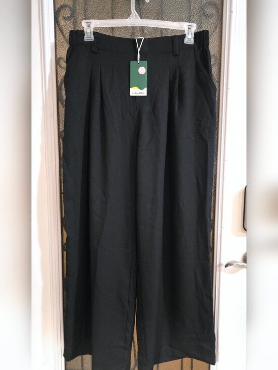 HALARA Pants - Halara Black Wide-Leg Pants